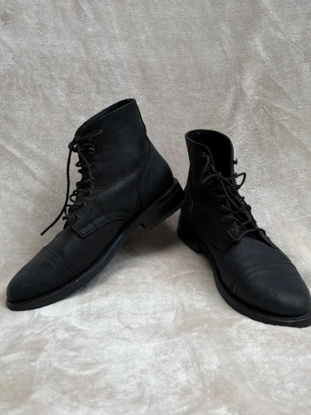 Thursday Boot Company Captain Lace-Up Boots Black Matte Men’s Size 10